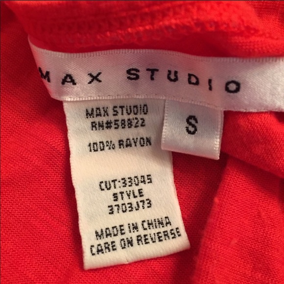 Max Studio Sleeveless V Neck Top Small A215 - Picture 3 of 3